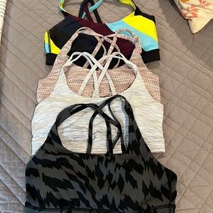 Lululemon Energy Bra bundle. Sz 8. EUC